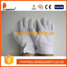 White Cotton Parade Glove Steel Button Work Glove (DCH113)